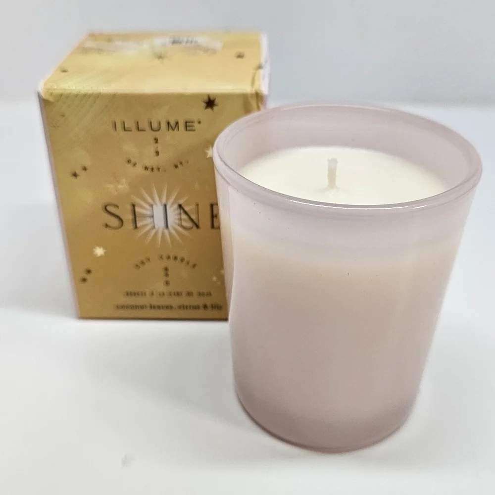 NEW ILLUME Wish Come True Collection Shine Votive Candle Coconut Citrus Lilly